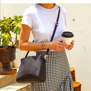 Lo and Sons “The Pearl” Crossbody in Saffiano Leather